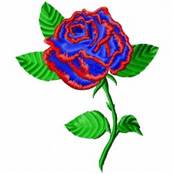 Flowers And Tree Embroidery Design 4